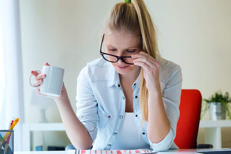 Why do you need office lenses when working?